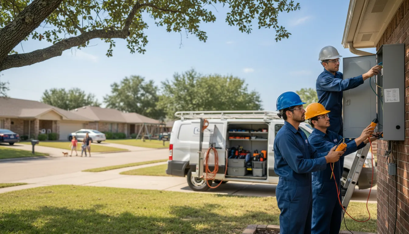 Emergency electrical repair services provided by licensed electricians in Indiana